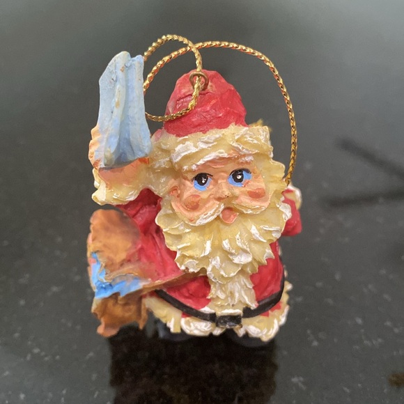 1996 Vintage Santa Ornaments by Artmark in Original box - Picture 4 of 10